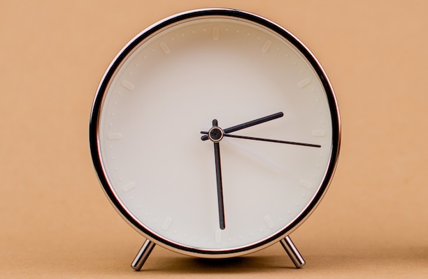 Clock representing time and planning